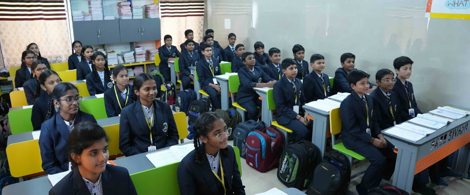 High school students in a classical learning session