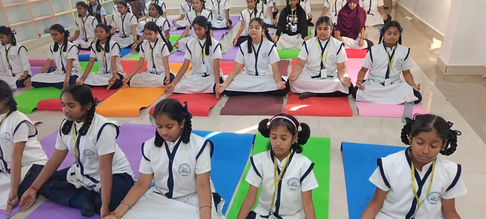 Pre-primary children celebrating Sankranti